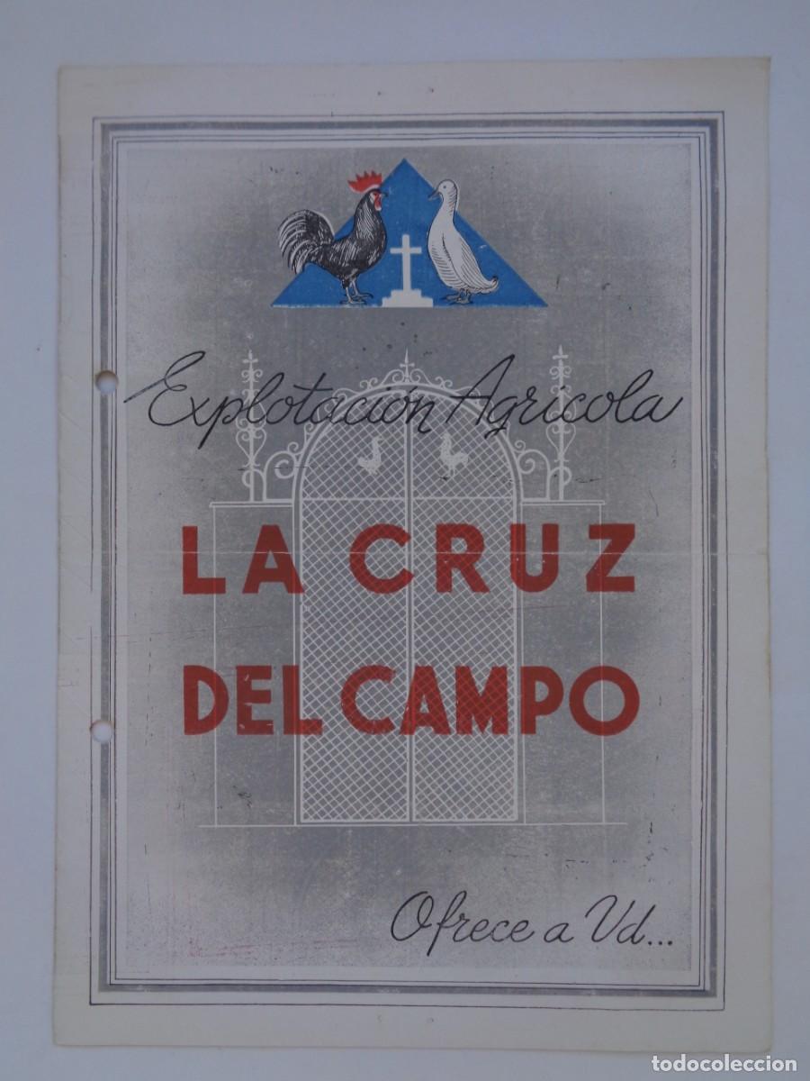 Catalogues publicitaires: LA CRUZ DEL CAMPO , EXPLOTACION AGRICOLA: CARTA - FOLLETO PUBLICITARIO. SEVILLA , A&Ntilde;OS 50