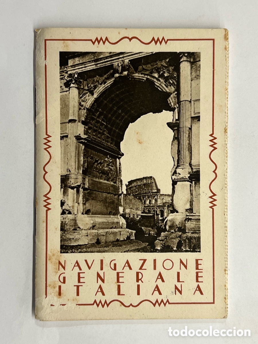 Catalogues publicitaires: SERVICIOS MAR&Iacute;TIMOS NAVIGAZIONE GENERALE ITALIANA, Postales Flota de la CIA y la Ciudad de Barcelona