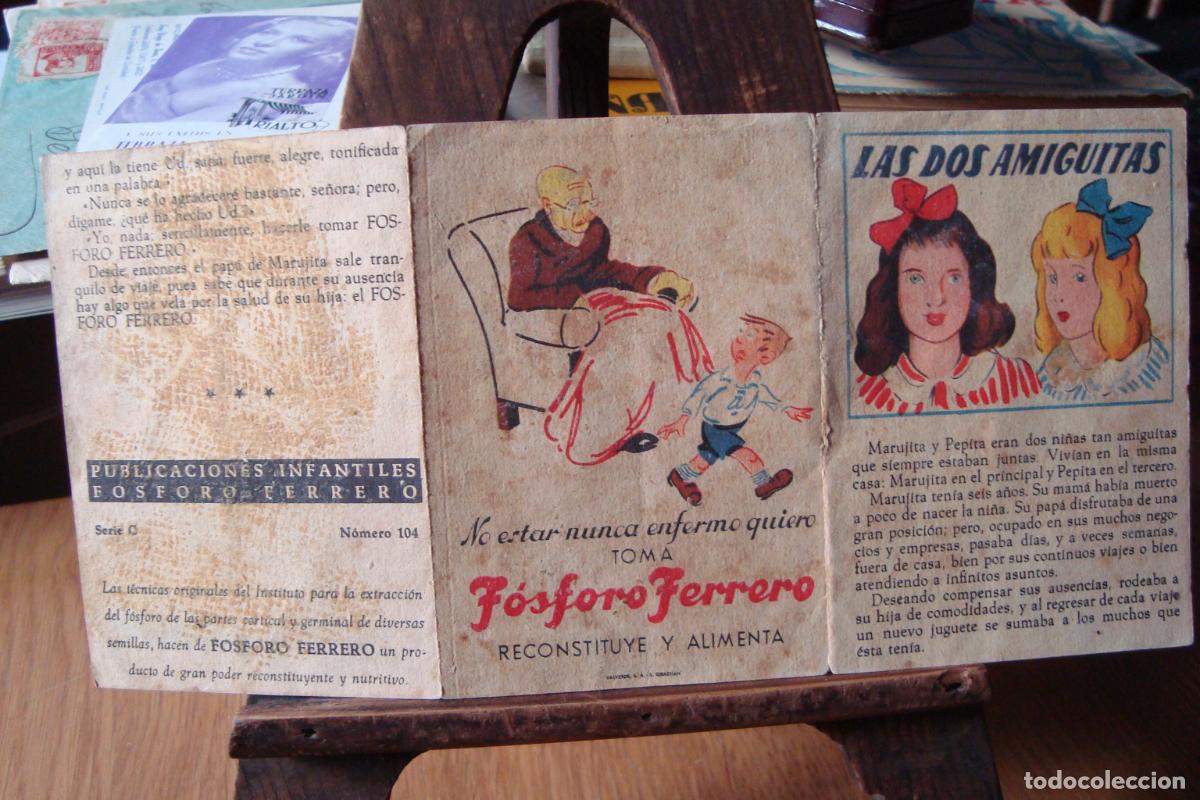 Werbekataloge: ANTIGUO TRIPTICO PUBLICITARIO FOSFORO FERRERO. SAN SEBASTIAN