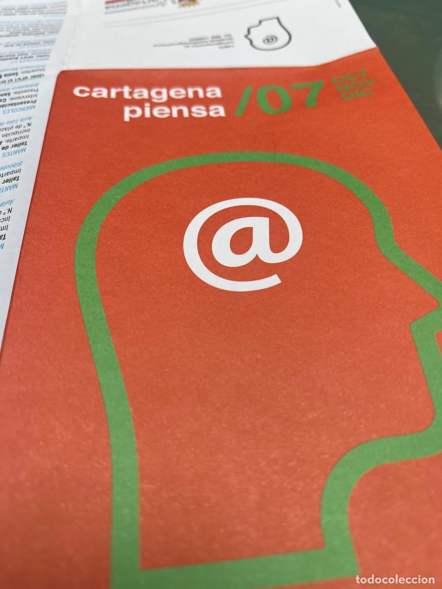 Werbekataloge: Folleto CARTAGENA PIENSA. CIENCIA. ARTE. JUVENTUD.