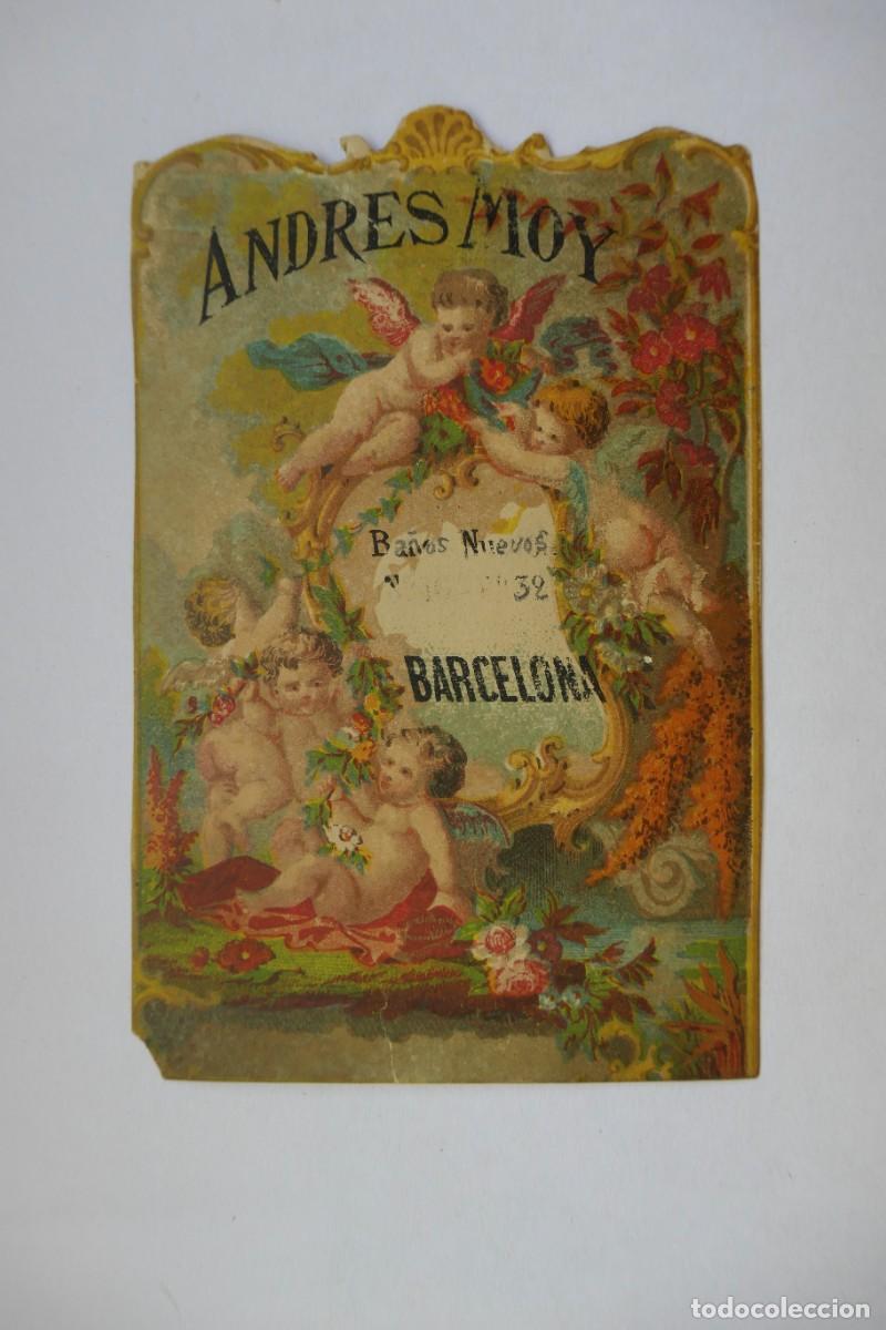 Catalogues publicitaires: PUBLICIDAD ANDRES MOY -BA&Ntilde;OS NUEVOS , FINAL XIX PRINCIPIO XX 10,5