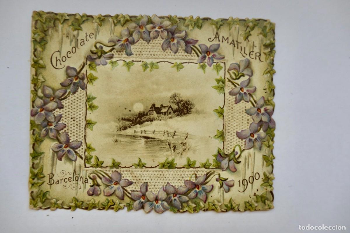Catalogues publicitaires: CHOCOLATE AMATLLER BARCELONA 1900- 10 X 8 CM
