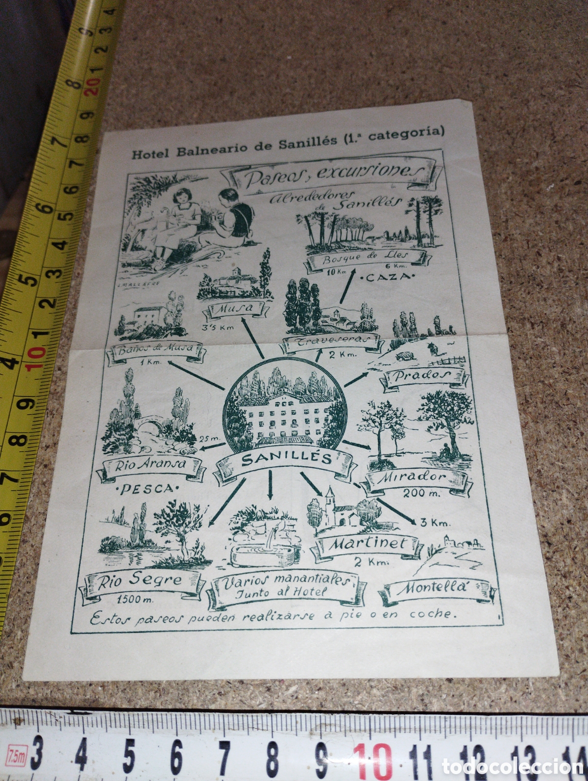 Cataloghi pubblicitari: Publicidad del Hotel Balneario de Sanilles 1 era. categor&iacute;a Pirineos Catalanes Tel&eacute;fono n&deg; 2