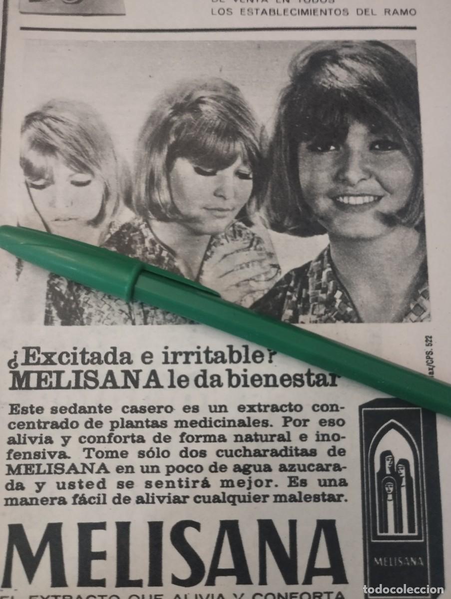 Cat&aacute;logos publicitarios: MELISANA PARA TRASTORNOS FEMENINOS 3 ANUNCIOS.