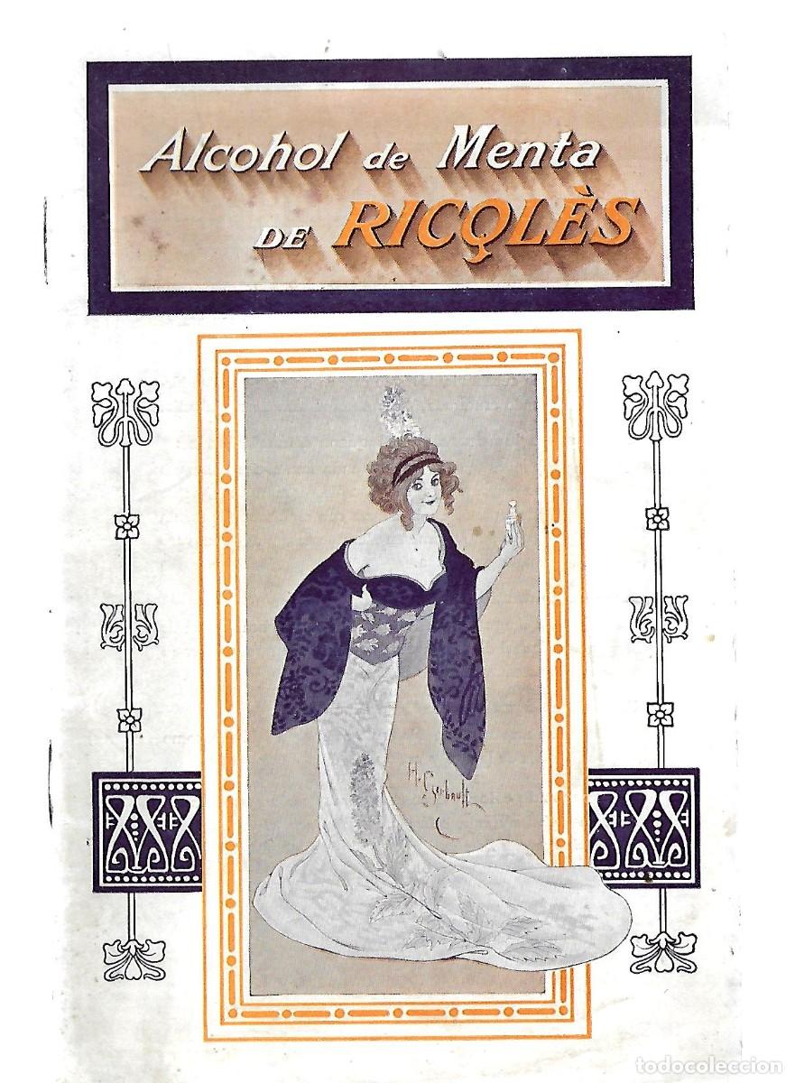 Cataloghi pubblicitari: M3- PUBLICIDAD CUADERNO DE 16 Pags. ALCOHOL DE MENTA DE RICOLES