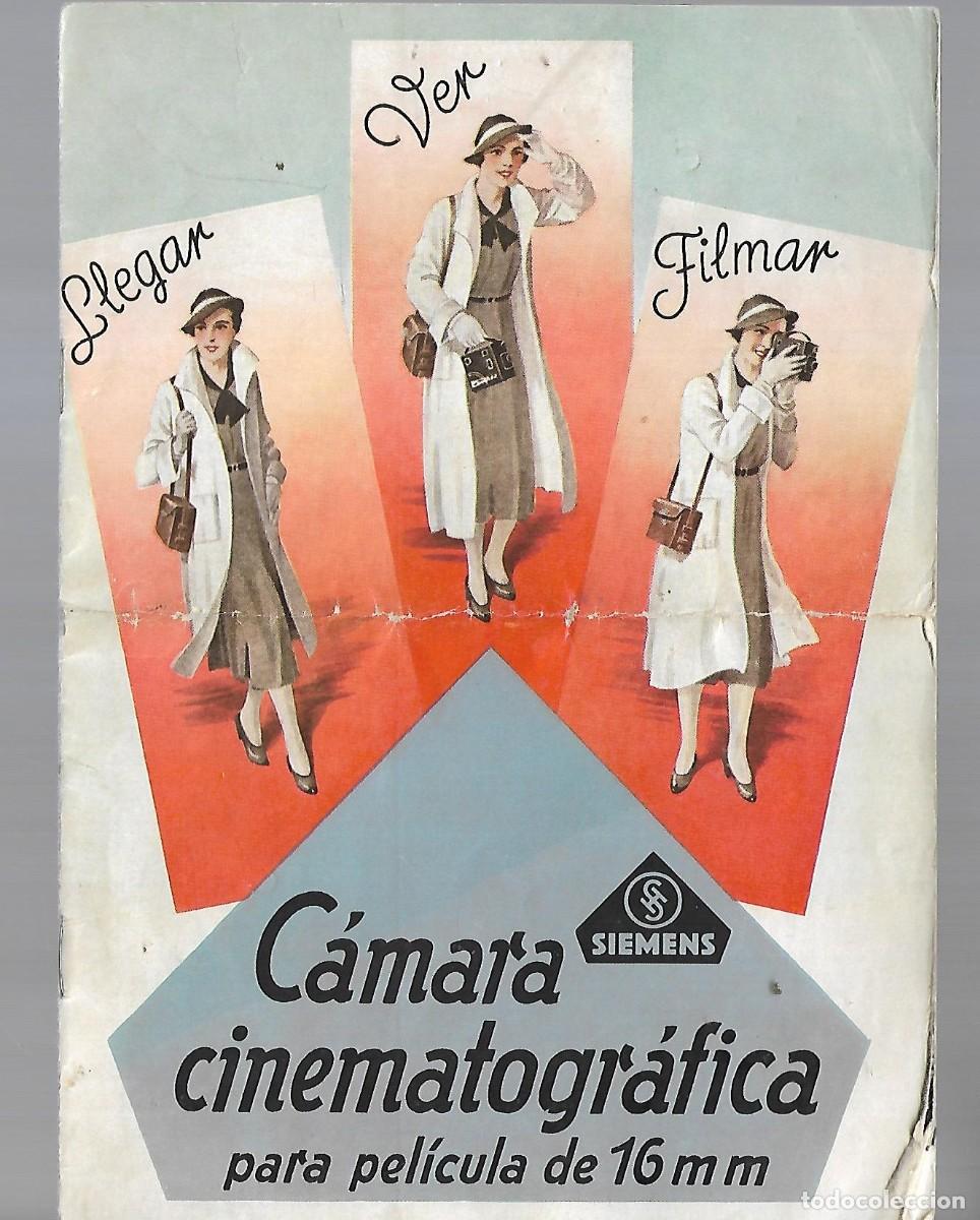 Cataloghi pubblicitari: M3- PUBLICIDAD CUADERNO DE 12 Pags. A CAMARA CINEMATOGRAFICA PARA PELICULA DE 16 M M
