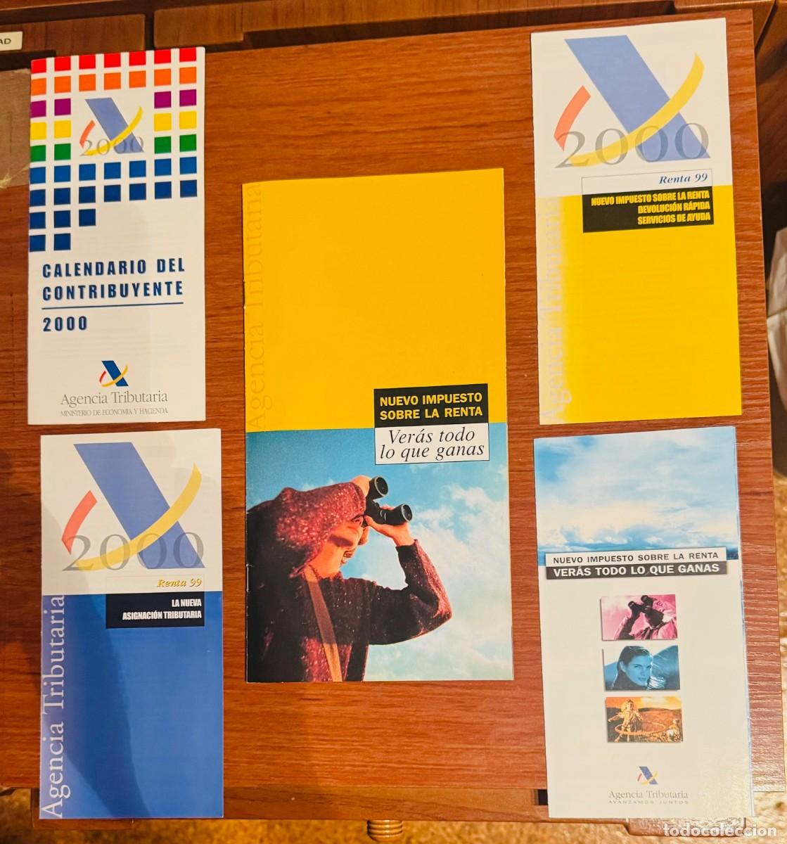 Cat&aacute;logos publicitarios: TRIPTICOS, PUBLICIDAD Y CALENDARIO RENTA 99 AGENCIA TRIBUTARIA