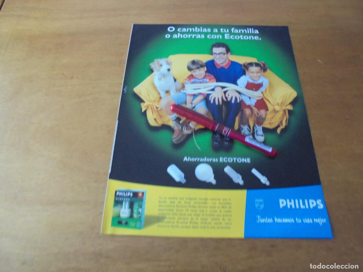 Cat&aacute;logos publicit&aacute;rios: PUBLICIDAD 1998: ECOTONE DE PHILIPS