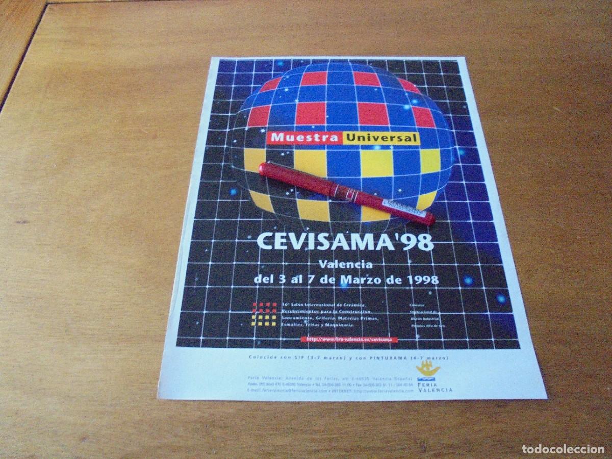 Cat&aacute;logos publicit&aacute;rios: PUBLICIDAD 1998: MUESTRA UNIVERSAL CEVISAMA 98, VALENCIA