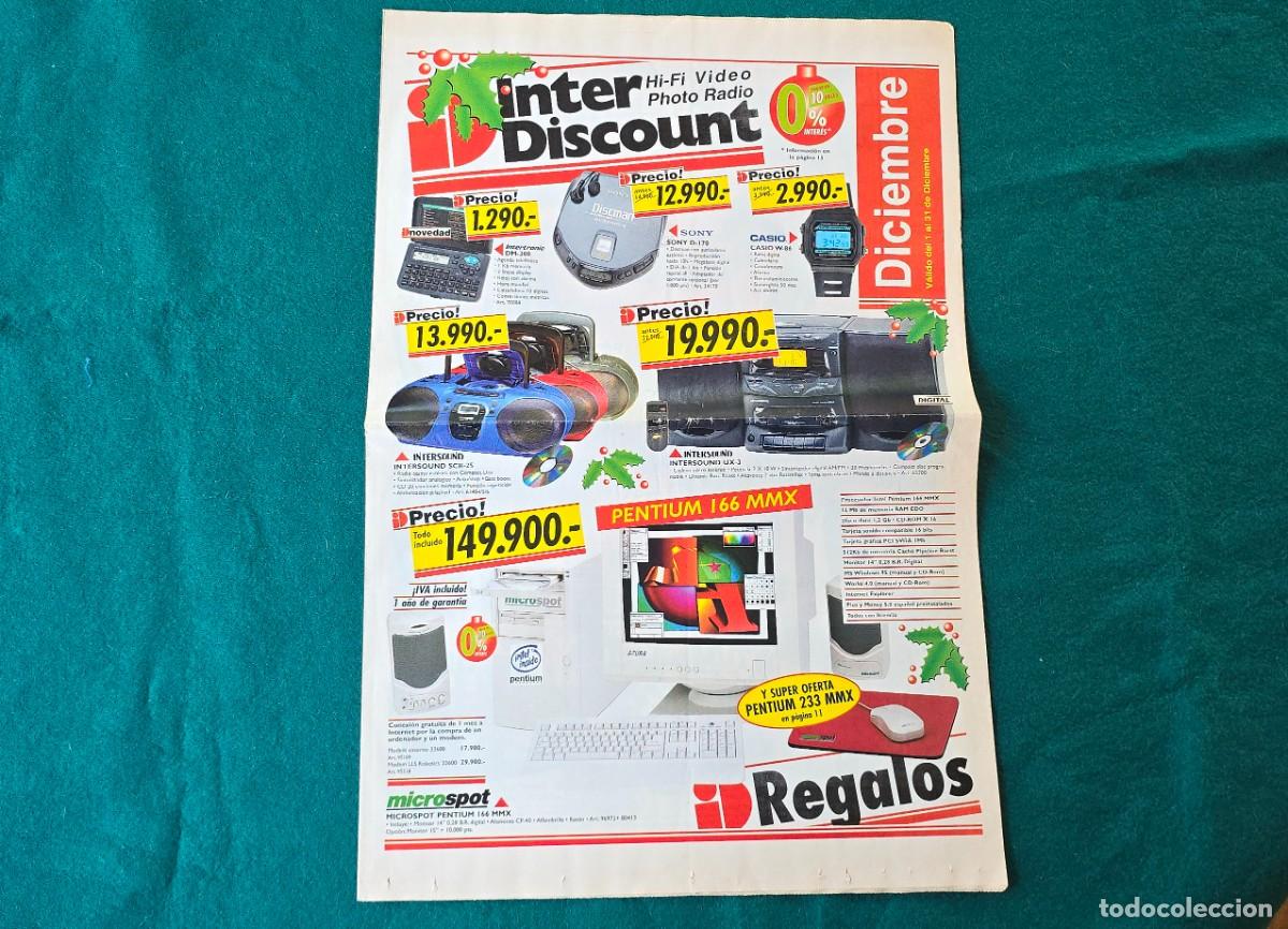 Cat&aacute;logos publicit&aacute;rios: FOLLETO INTER-DISCOUNT (1997) 16 PAGINAS