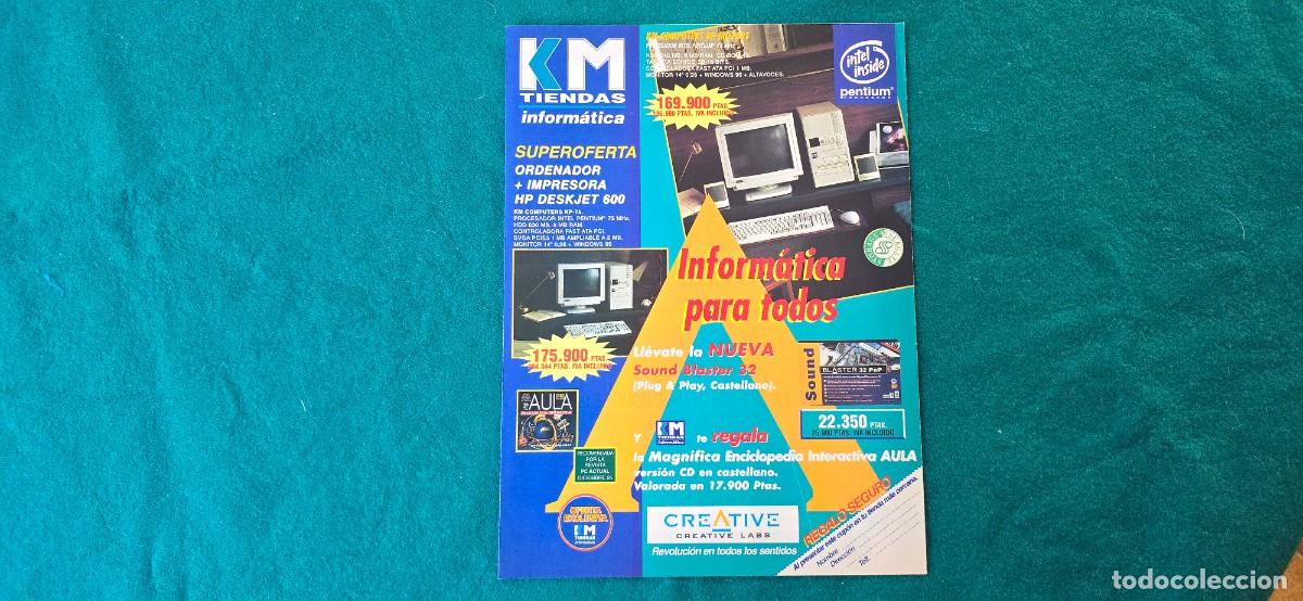 Cat&aacute;logos publicit&aacute;rios: FOLLETO KM TIENDAS INFORMATICA (1997)