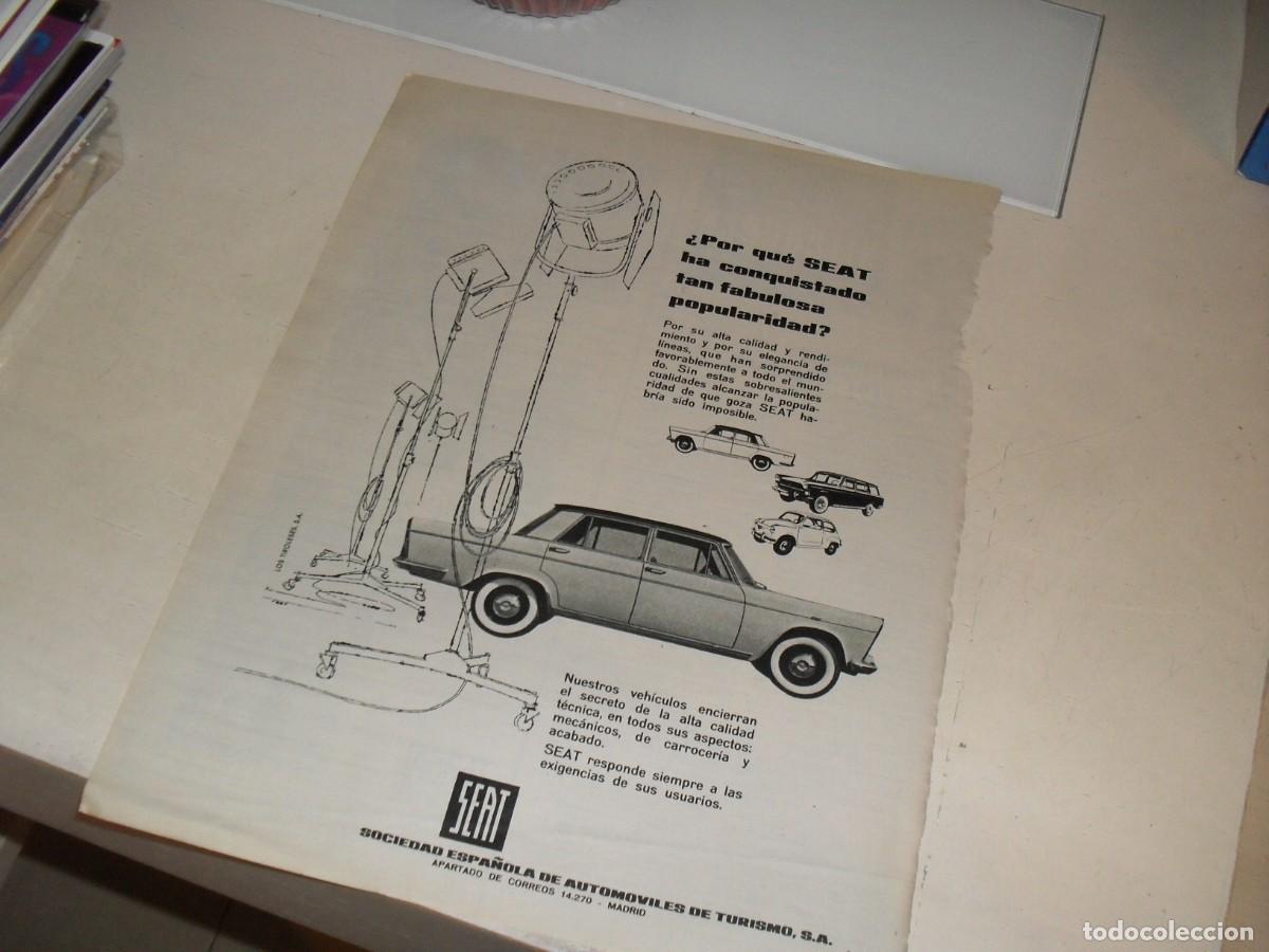 Werbekataloge: LAMINA PUBLICITARIA,CASI FORMATO PERIODICO,DE LA CASA SEAT.A&Ntilde;OS 60