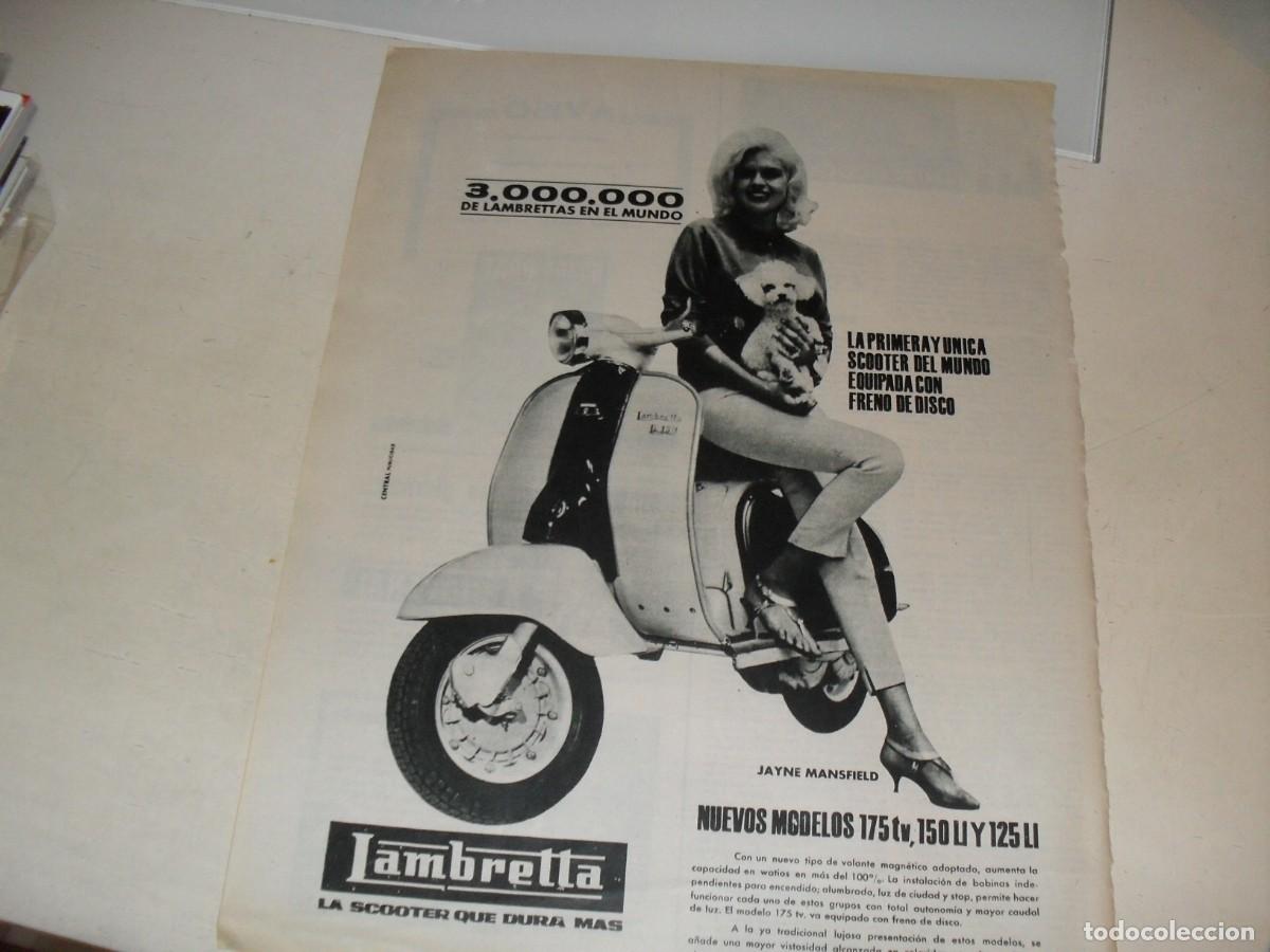 Werbekataloge: LAMINA PUBLICITARIA,CASI FORMATO PERIODICO,LAMBRETA,LA ESCOOTER QUE DURA MAS.A&Ntilde;OS 60