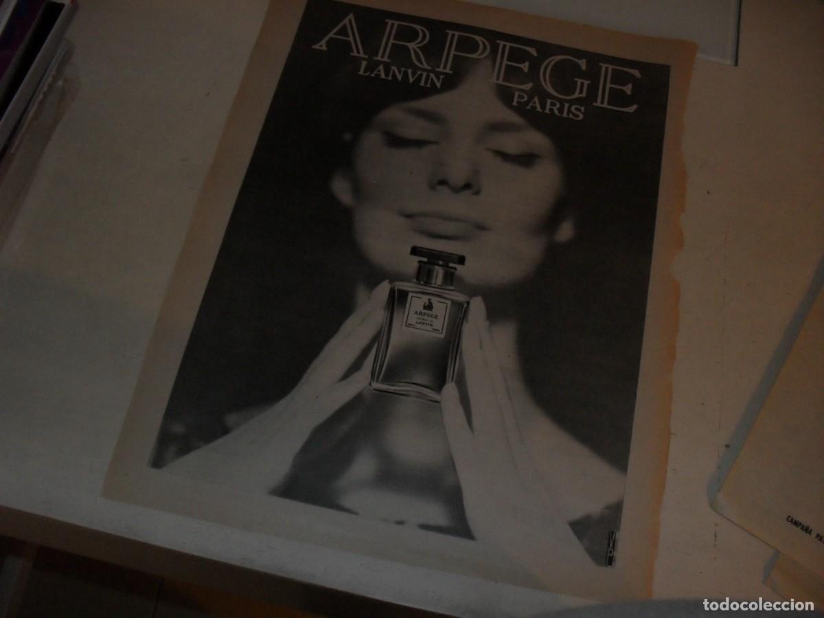 Werbekataloge: LAMINA PUBLICITARIA,CASI FORMATO PERIODICO,AIRPECE,LANVIN PARIS.A&Ntilde;OS 60