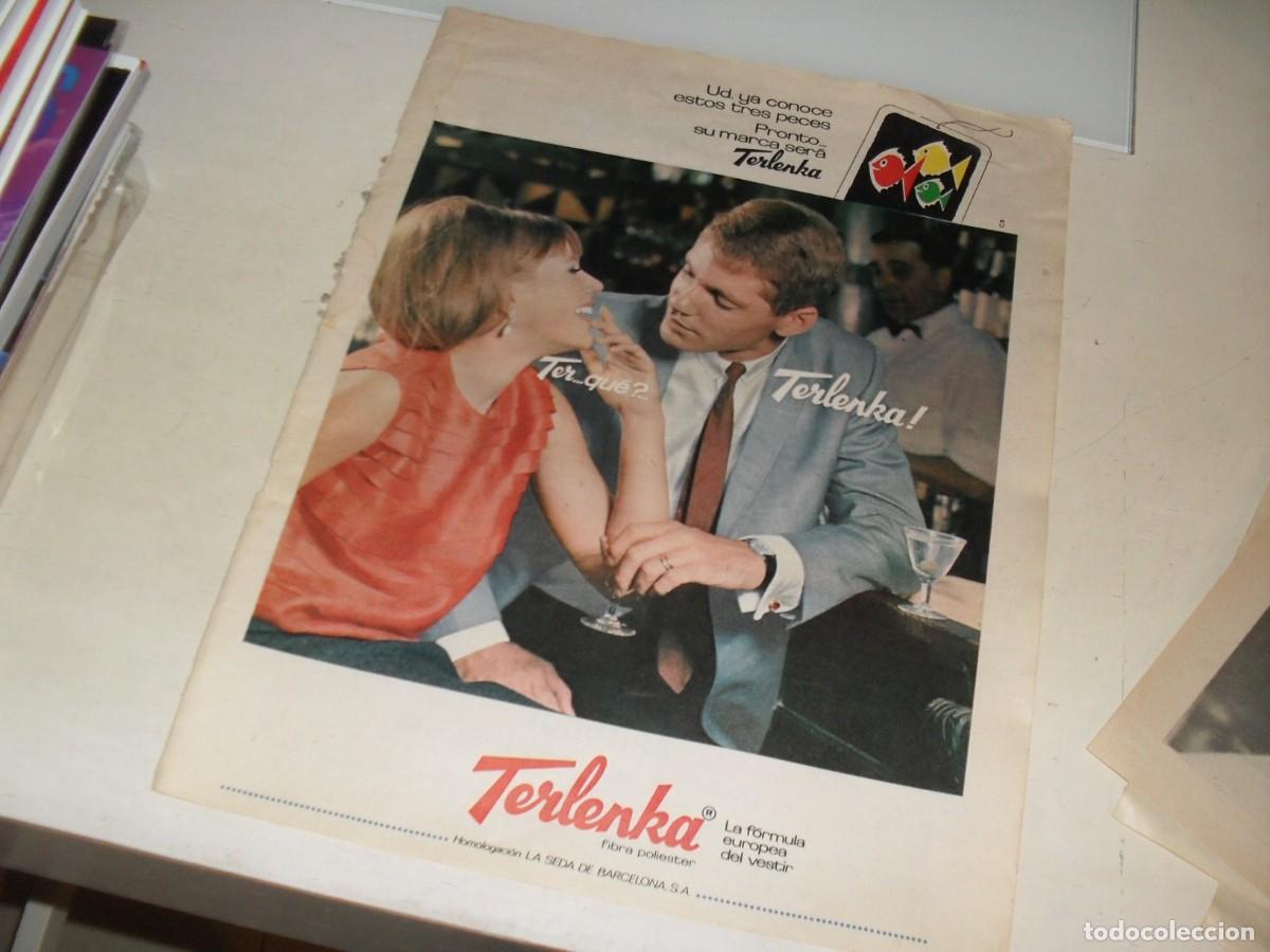 Werbekataloge: LAMINA PUBLICITARIA,CASI FORMATO PERIODICO,TERLENKA,FIBRA POLIESTER.A&Ntilde;OS 60