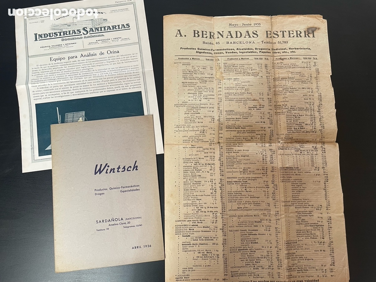 Advertising Catalogs: Cat&aacute;logos productos qu&iacute;micos