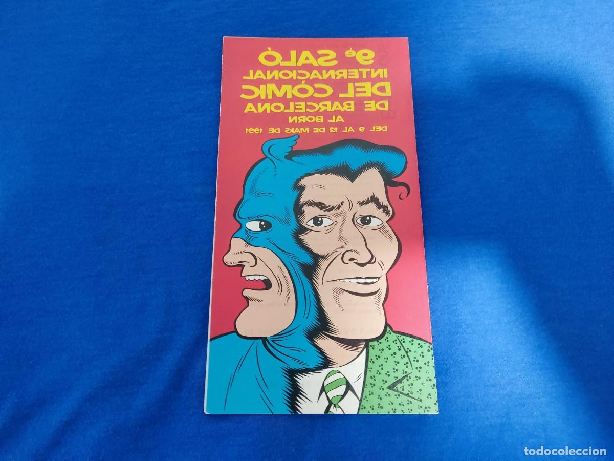 Cat&aacute;logos publicitarios: CATALOGO PROGRAMA 9&ordm; SALO INTERNACIONAL DEL COMIC DE BARCELONA AL BORN - Foto 1