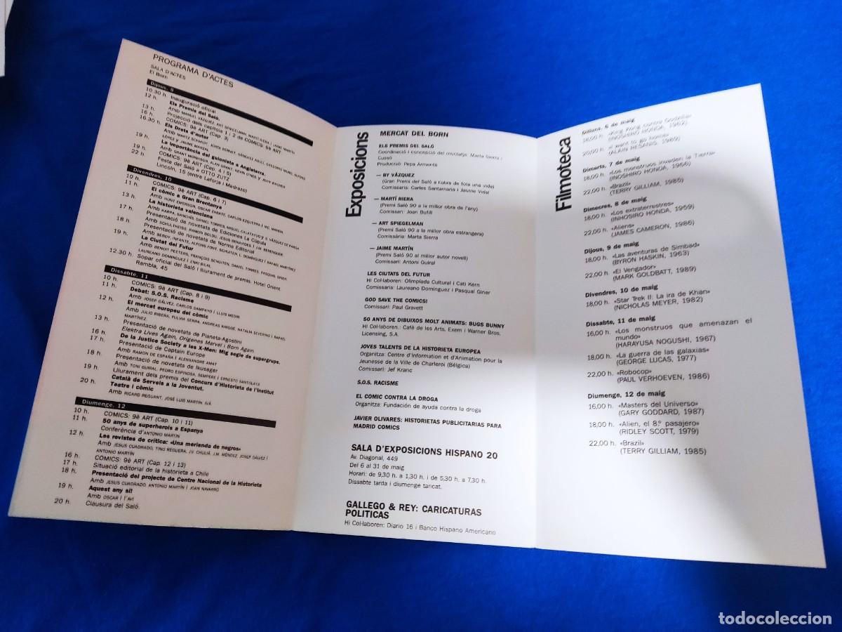 Cat&aacute;logos publicitarios: CATALOGO PROGRAMA 9&ordm; SALO INTERNACIONAL DEL COMIC DE BARCELONA AL BORN - Foto 2