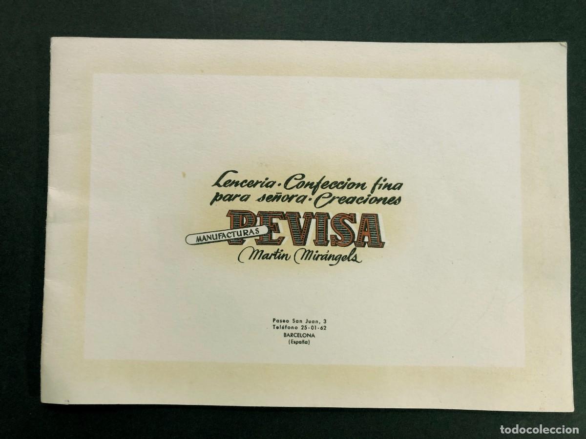 Werbekataloge: CATÁLOGO / TARIFA PRECIOS AÑO 1953 / LENCERÍA PARA SEÑORAS PEVISA / MARTÍN MIRÁNGELS / BARCELONA