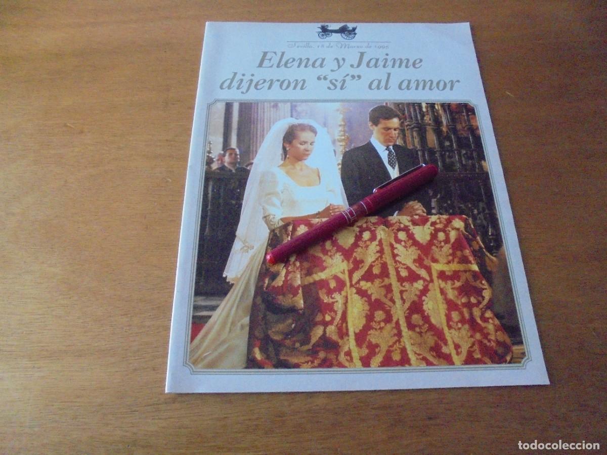 Advertising Catalogs: CLIPPING 1995; BODA INFANTA ELENA Y JAIME DE MARICHALAR.