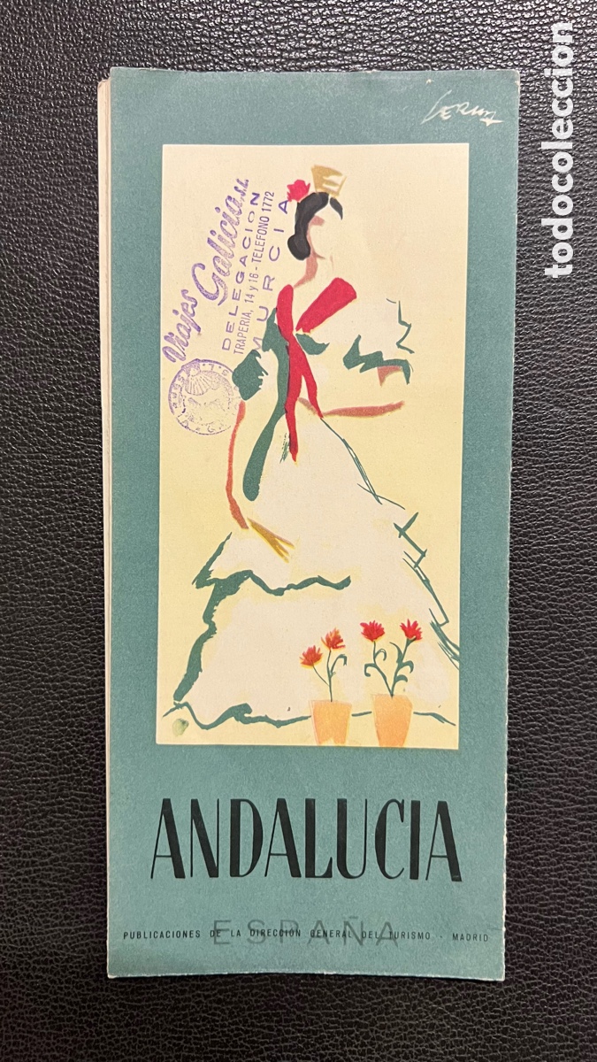 Werbekataloge: ANTIGUO FOLLETO TURISMO ANDALUC&Iacute;A, A&Ntilde;OS 50