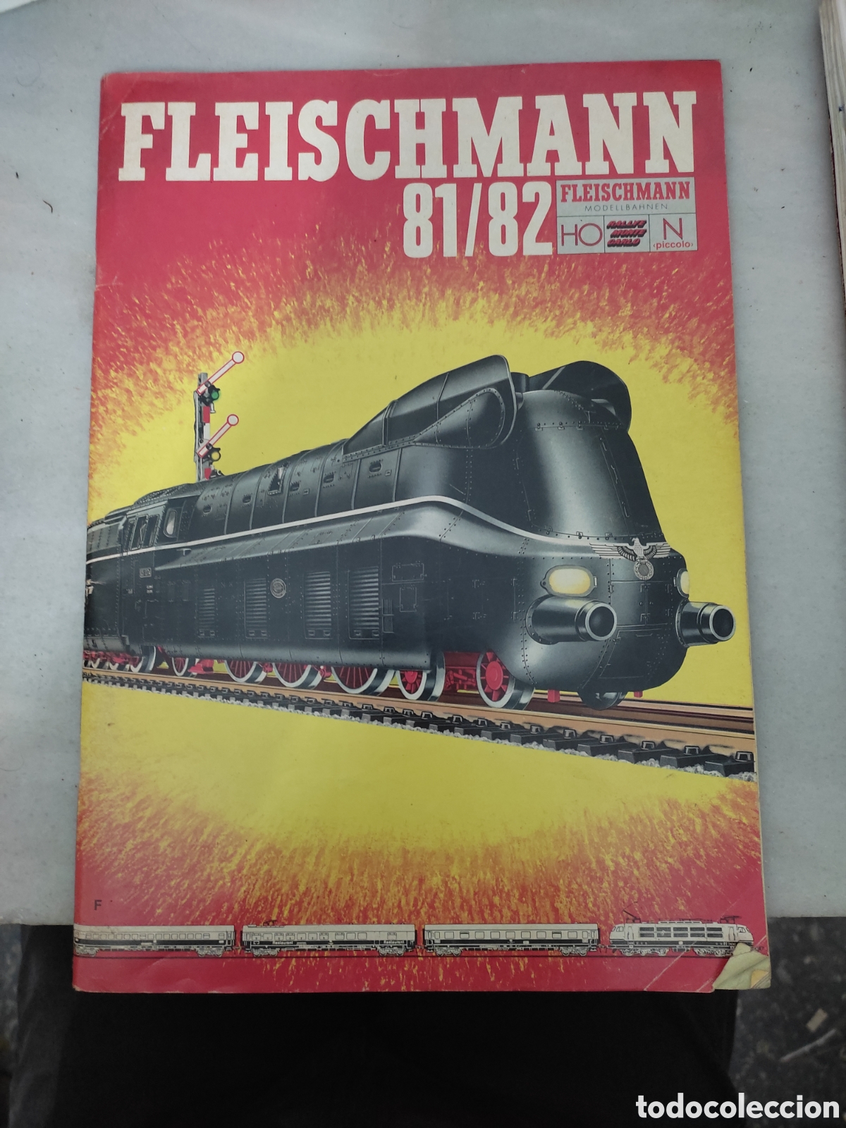 Catalogues publicitaires: Catalogo de trenes fleischmann 81/82