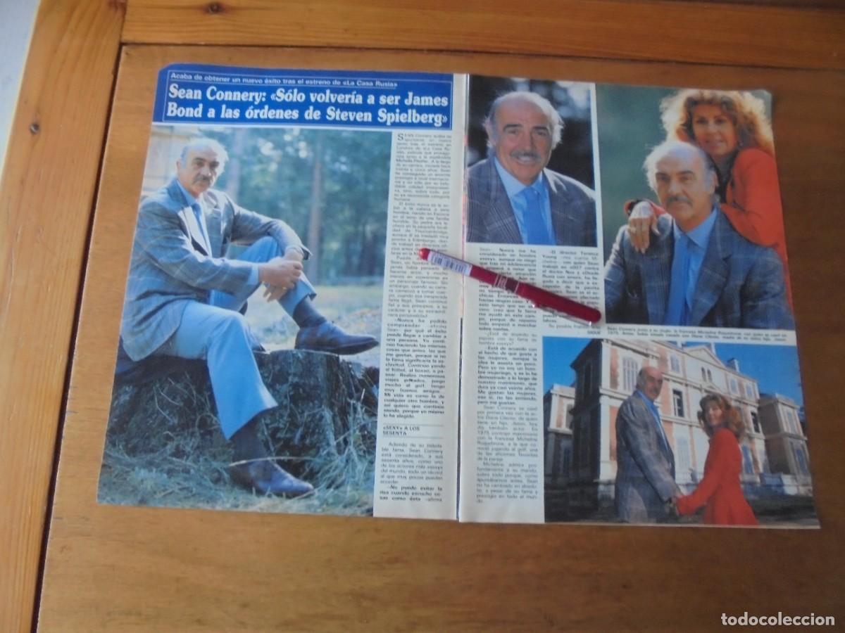 Werbekataloge: CLIPPING 1991: SEAN CONNERY. PUBLICIDAD MILICAL.