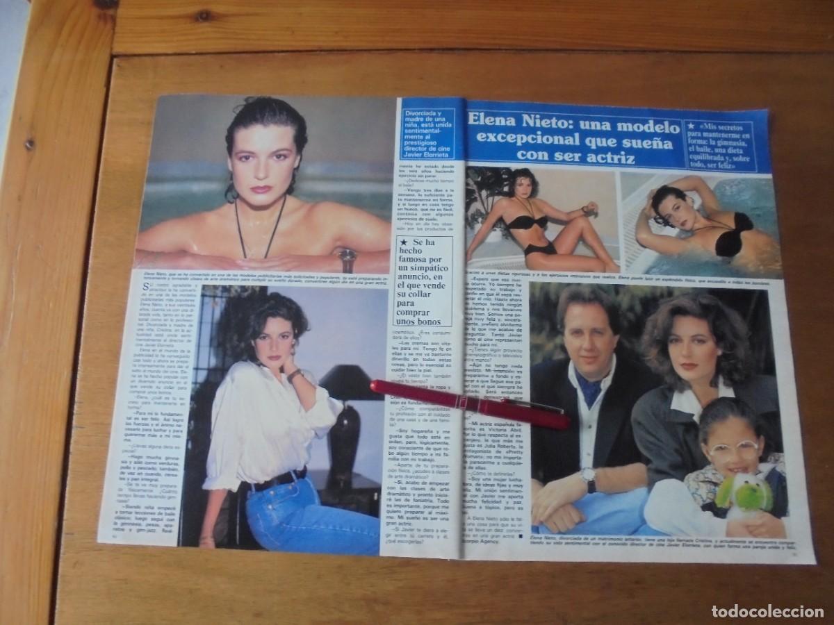 Werbekataloge: CLIPPING 1991: ELENA NIETO. PUBLICIDAD GALERIAS, TRAJES DE COMUNI&Oacute;N.
