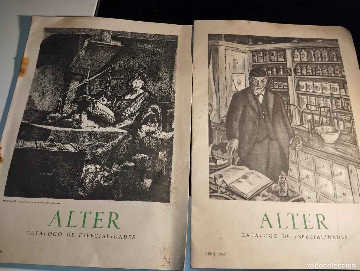 Werbekataloge: CAT&Aacute;LOGO DE FARMACIA ALTER CON PUBLICIDAD A&Ntilde;OS 50