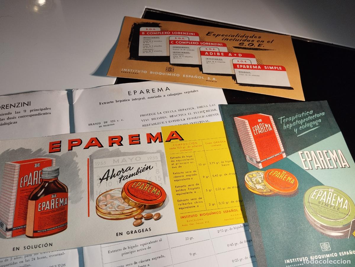 Advertising Catalogs: CAT&Aacute;LOGO DE FARMACIA LISTIN PRECIOS IBE CON BONITA PUBLICIDAD DE EPAREMA // A&Ntilde;OS 50