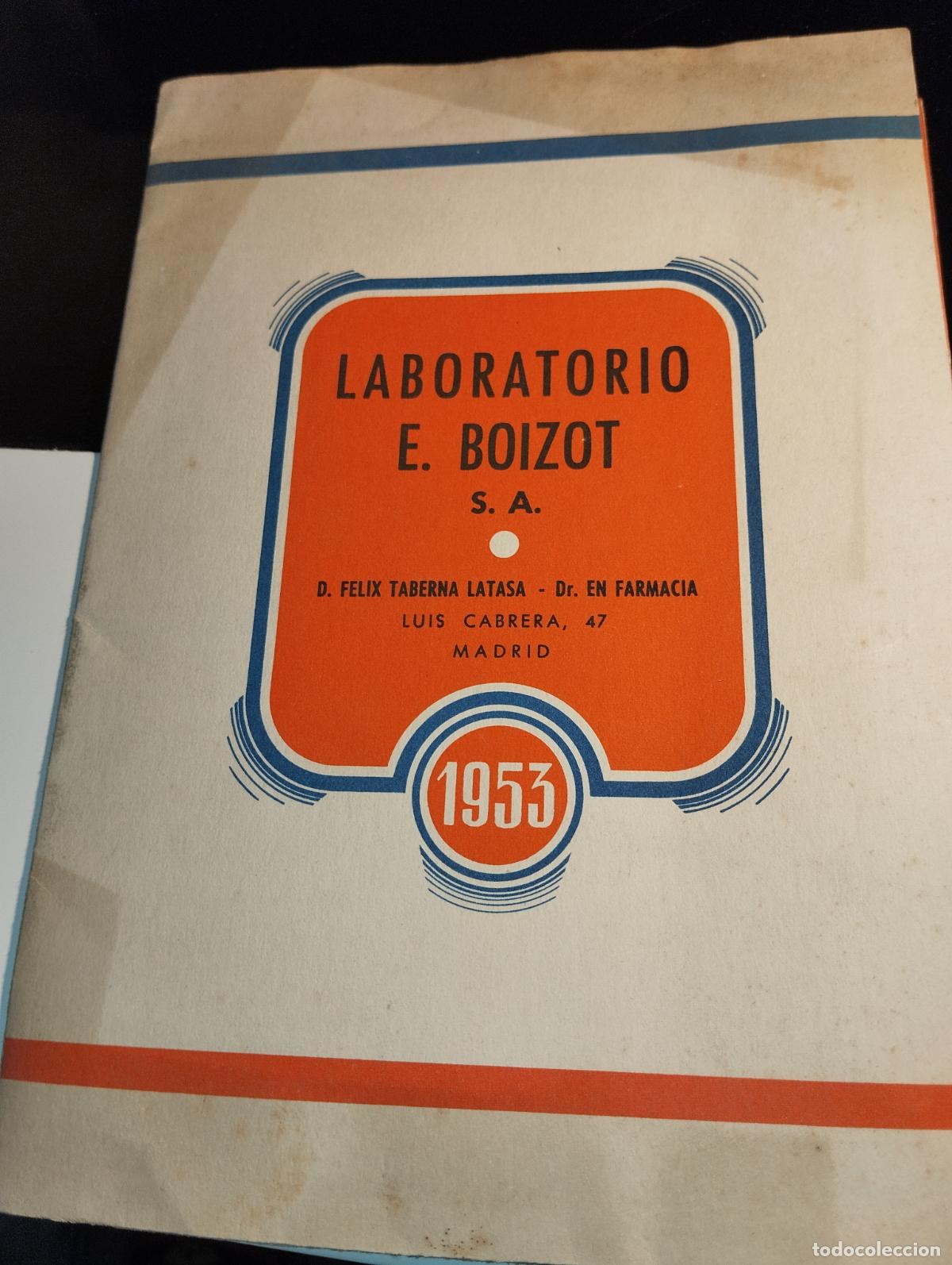 Catalogues publicitaires: CAT&Aacute;LOGO DE FARMACIA LISTIN PRECIOS BOIZOT // A&Ntilde;OS 50