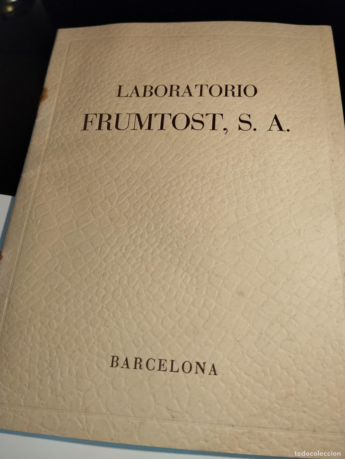 Catalogues publicitaires: CAT&Aacute;LOGO DE FARMACIA LISTIN DE PRECIOS FRUMTOST SA // A&Ntilde;OS 50