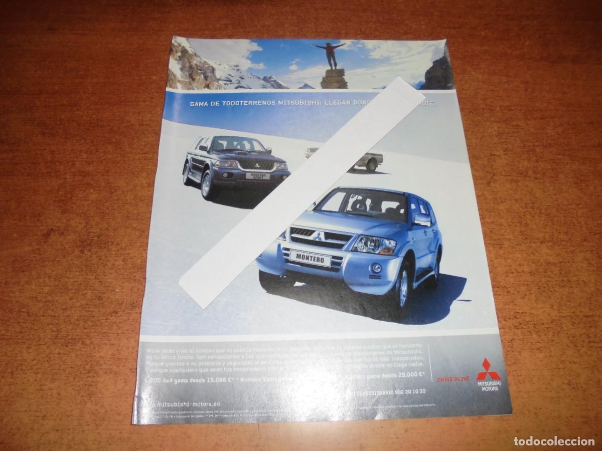 Cat&aacute;logos publicitarios: PUBLICIDAD 2004: MITSUBISHI MONTERO