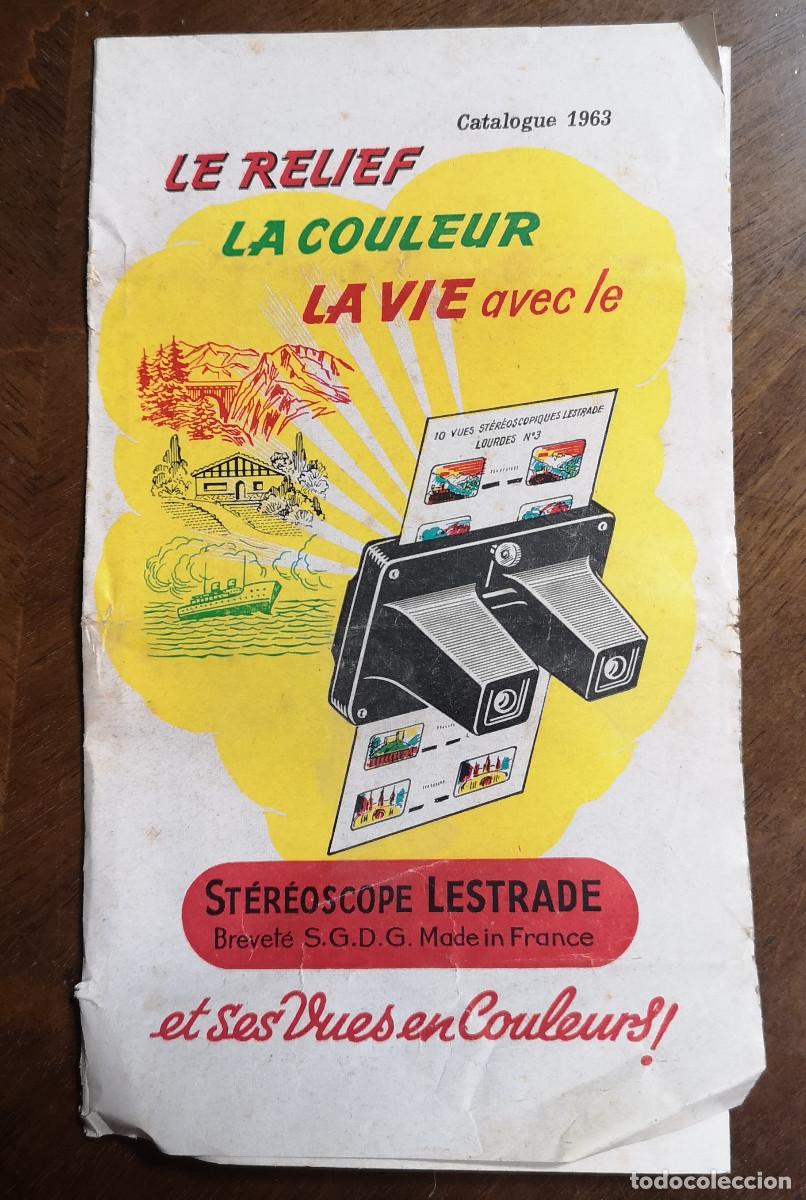 Cat&aacute;logos publicitarios: CATALOGO 1963 - ESTEREOSCOPIO LESTRADE ( en Franc&eacute;s ) - Foto 1