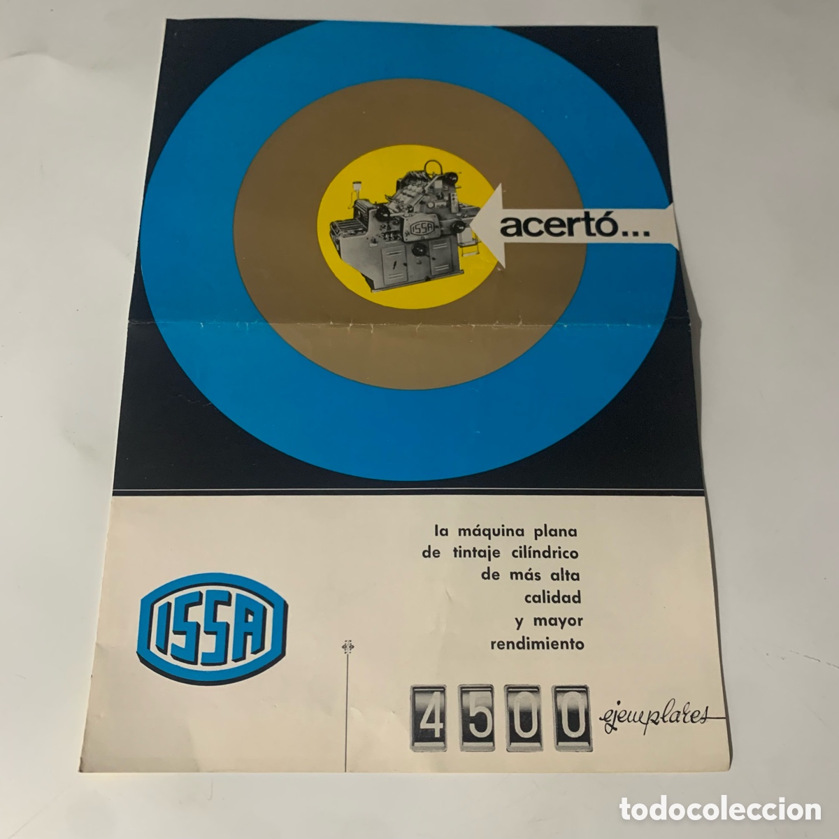 Catalogues publicitaires: CATALOGO DE MAQUINARIA PARA IMPRENTA ISSA BURGOS A&Ntilde;OS 60