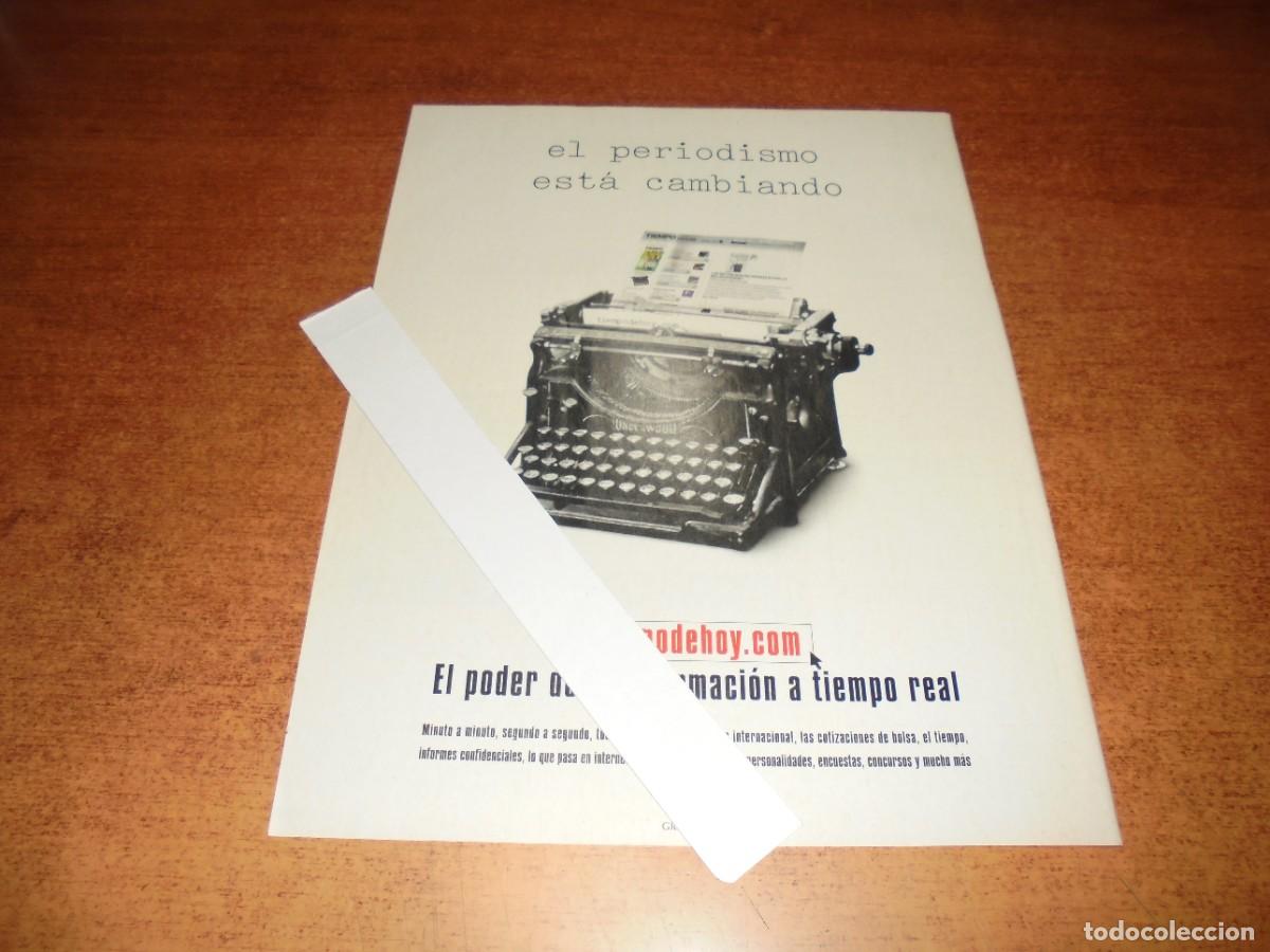 Catalogues publicitaires: PUBLICIDAD 2000: TIEMPODEHOY.COM EL PERIODISMO EST&Aacute; CAMBIANDO. INFORMACI&Oacute;N A TIEMPO REAL.