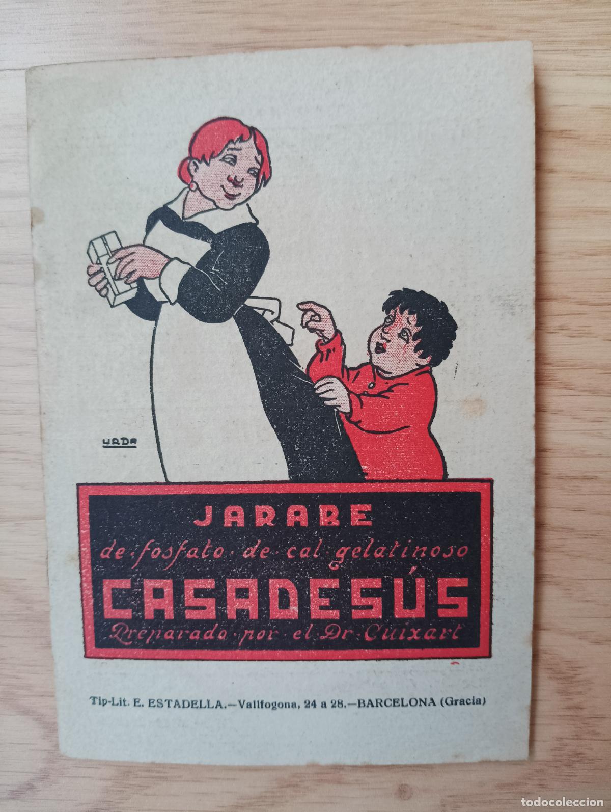 Catalogues publicitaires: Jarabe de fosfato de cal gelatinoso Casades&uacute;s. El reiet de Miram-Inomtocs