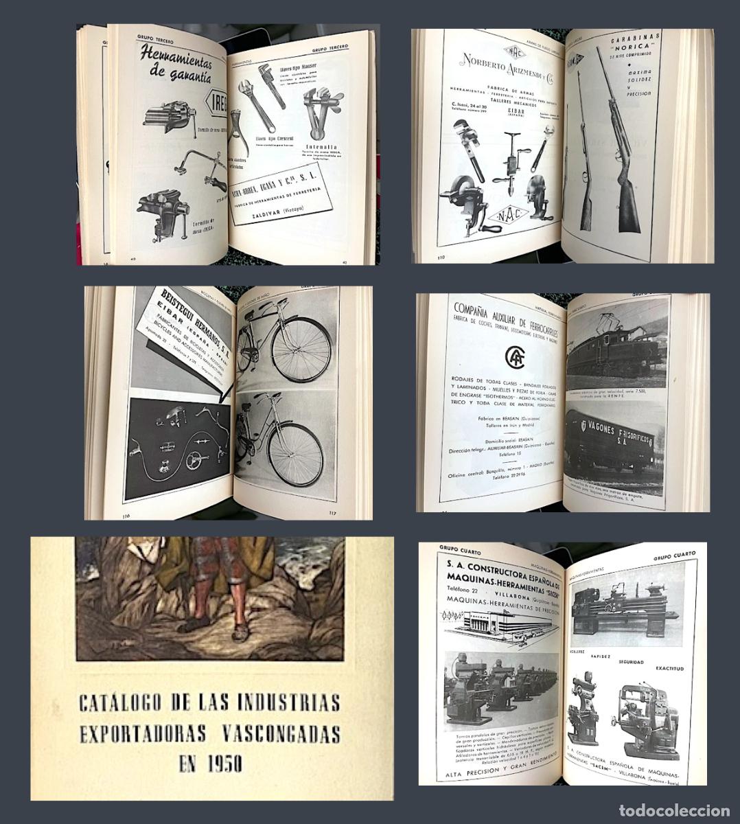 Advertising Catalogs: Industrias Vascongadas 1950 (Cerrajer&iacute;a, Cuchiller&iacute;a, M&aacute;quinas, Armas fuego, Bicicletas, Ferroviario