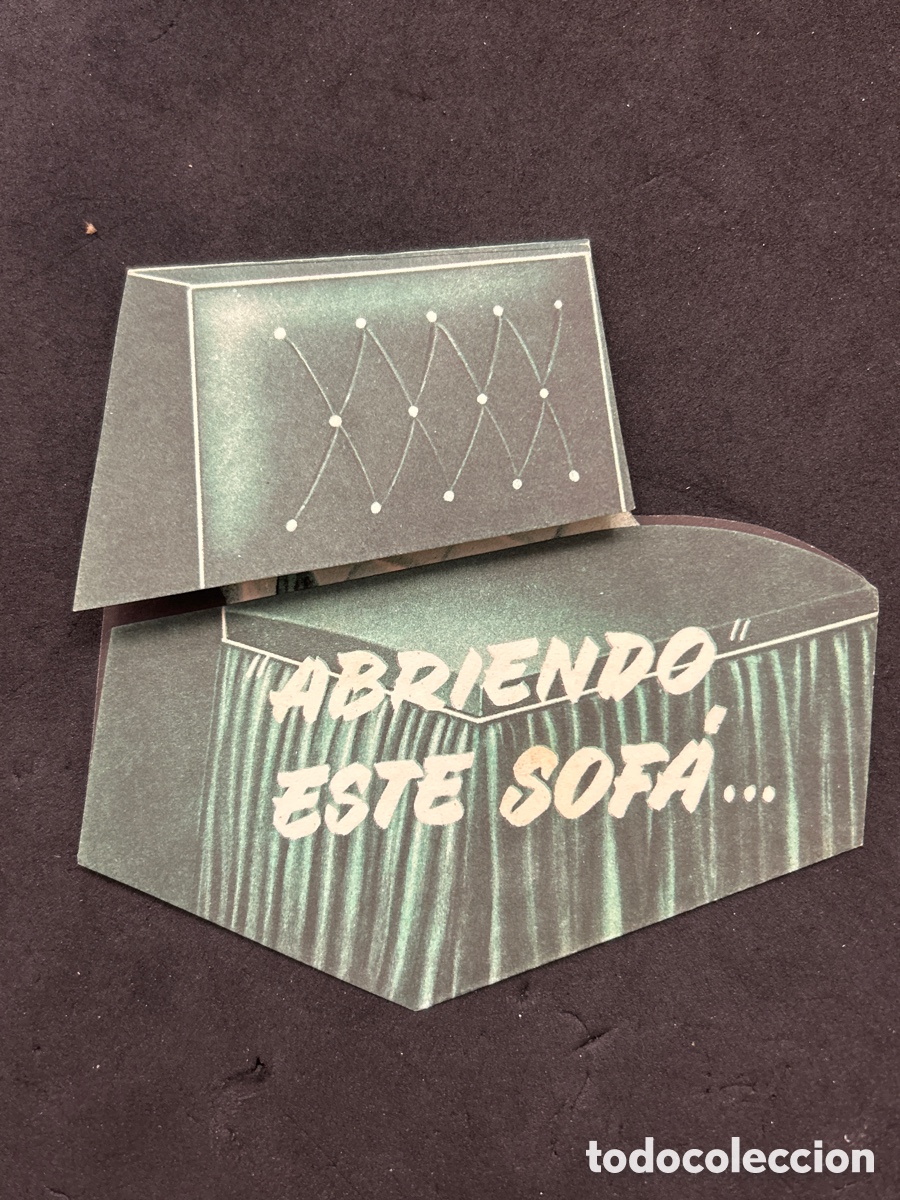 Catalogues publicitaires: Publicidad troquelada sof&aacute;-cama SEMA