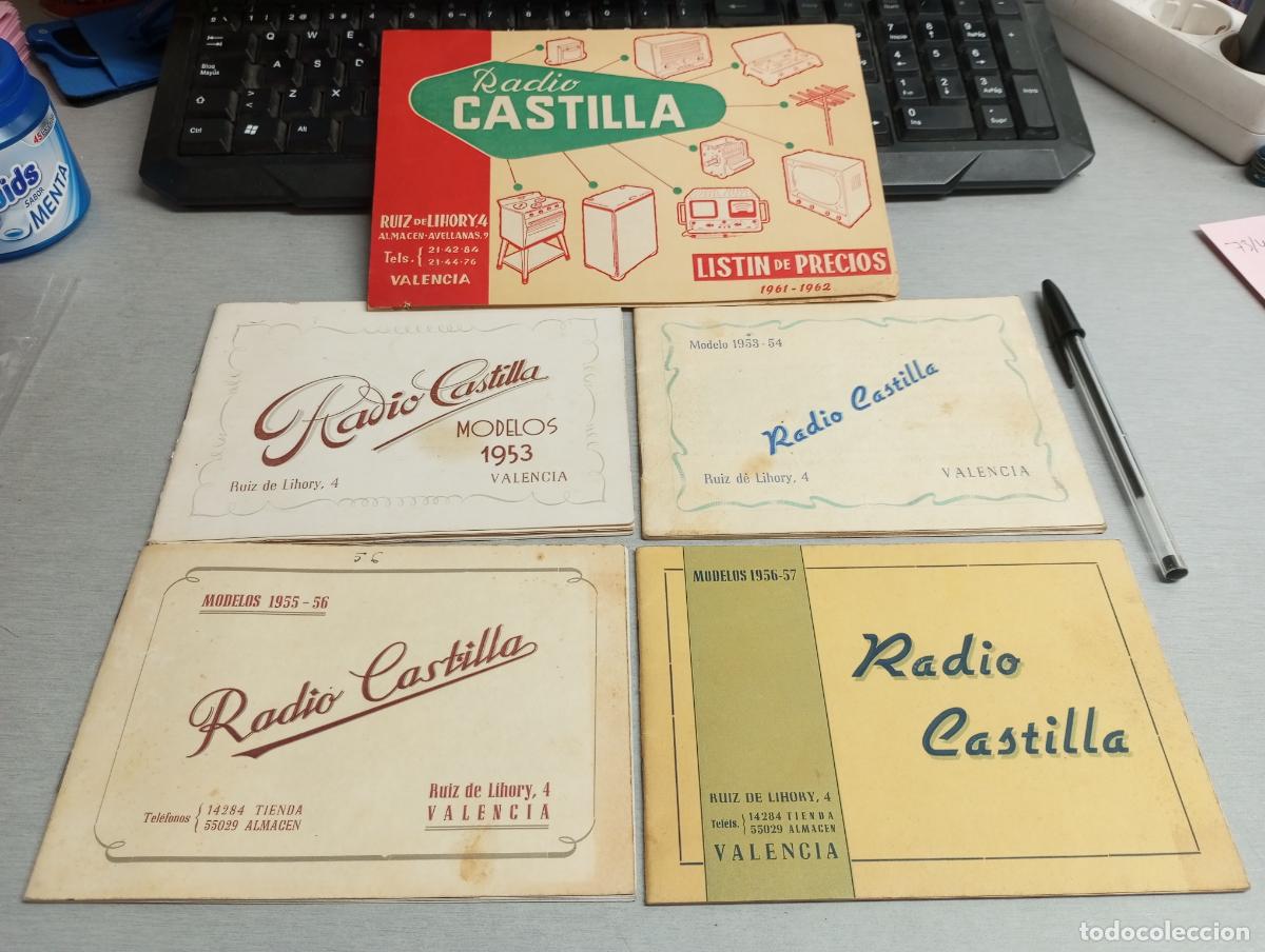 Catalogues publicitaires: RADIO CASTILLA, MODELOS 1953, 1953-54, 1955-56, 1956-57, LIST&Iacute;N DE PRECIOS 1961-1962... VER FOTOS