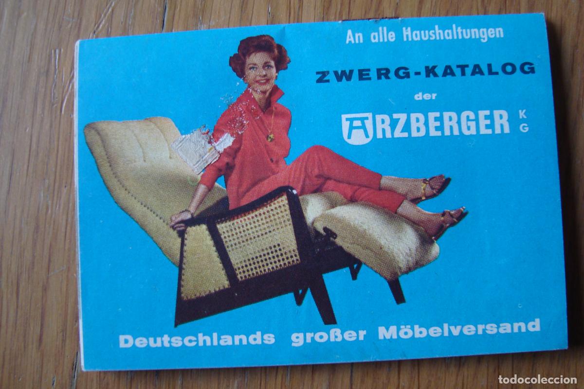 Advertising Catalogs: ANTIGUO CATALOGO ZWERG KATALOG MUEBLES ARZBERGER. HERRSCHING AMMERSEE ALEMANIA