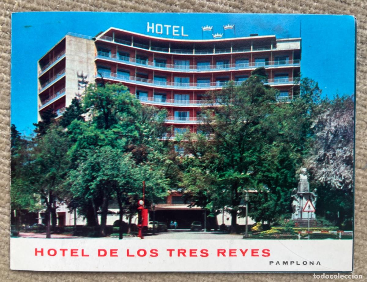 Advertising Catalogs: Folleto publicidad Hotel de los Tres Reyes - Pamplona (Navarra) - A&ntilde;os 60