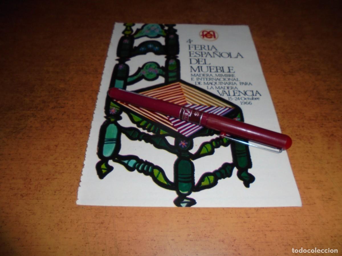 Advertising Catalogs: PUBLICIDAD 1966: 4&ordf; FERIA ESPA&Ntilde;OLA DEL MUEBLE - RELOJ TISSOT