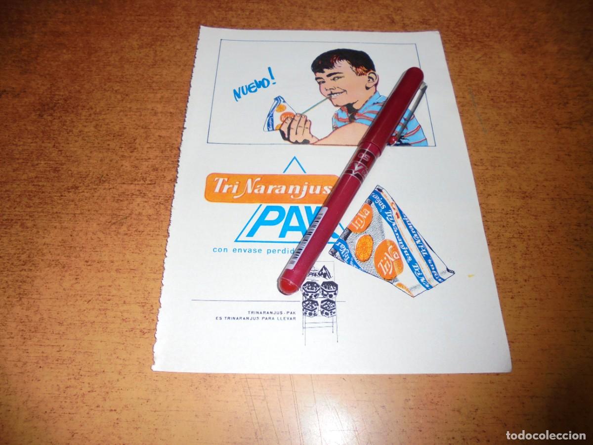 Advertising Catalogs: PUBLICIDAD 1966: TRI NARANJUS PAK. TRINARANJUS.