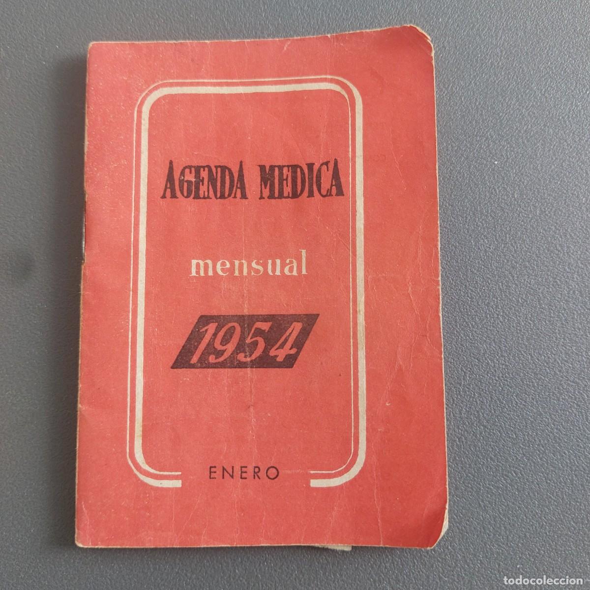 Cat&aacute;logos publicitarios: Agenda medica mensual - 1954 - Foto 1