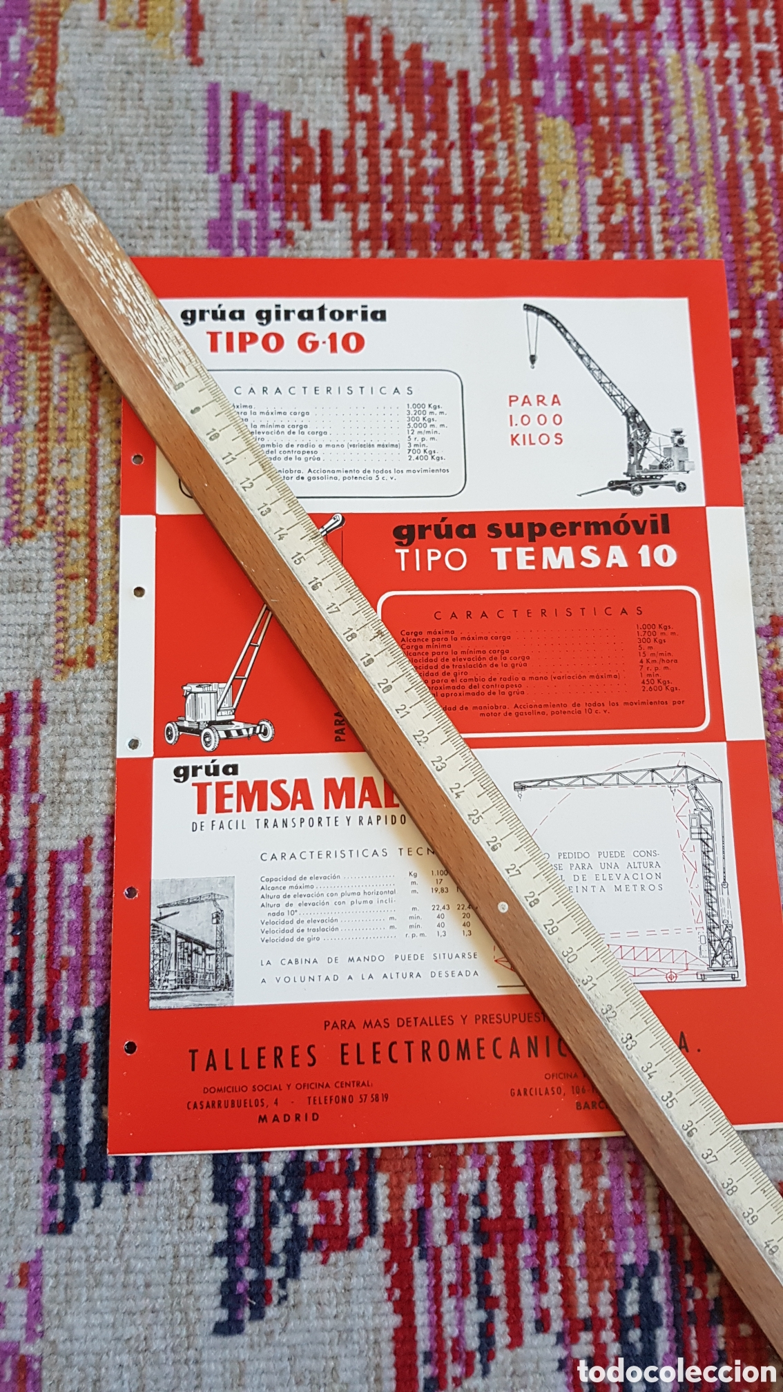 Advertising Catalogs: Talleres Electromec&aacute;nicos S.A