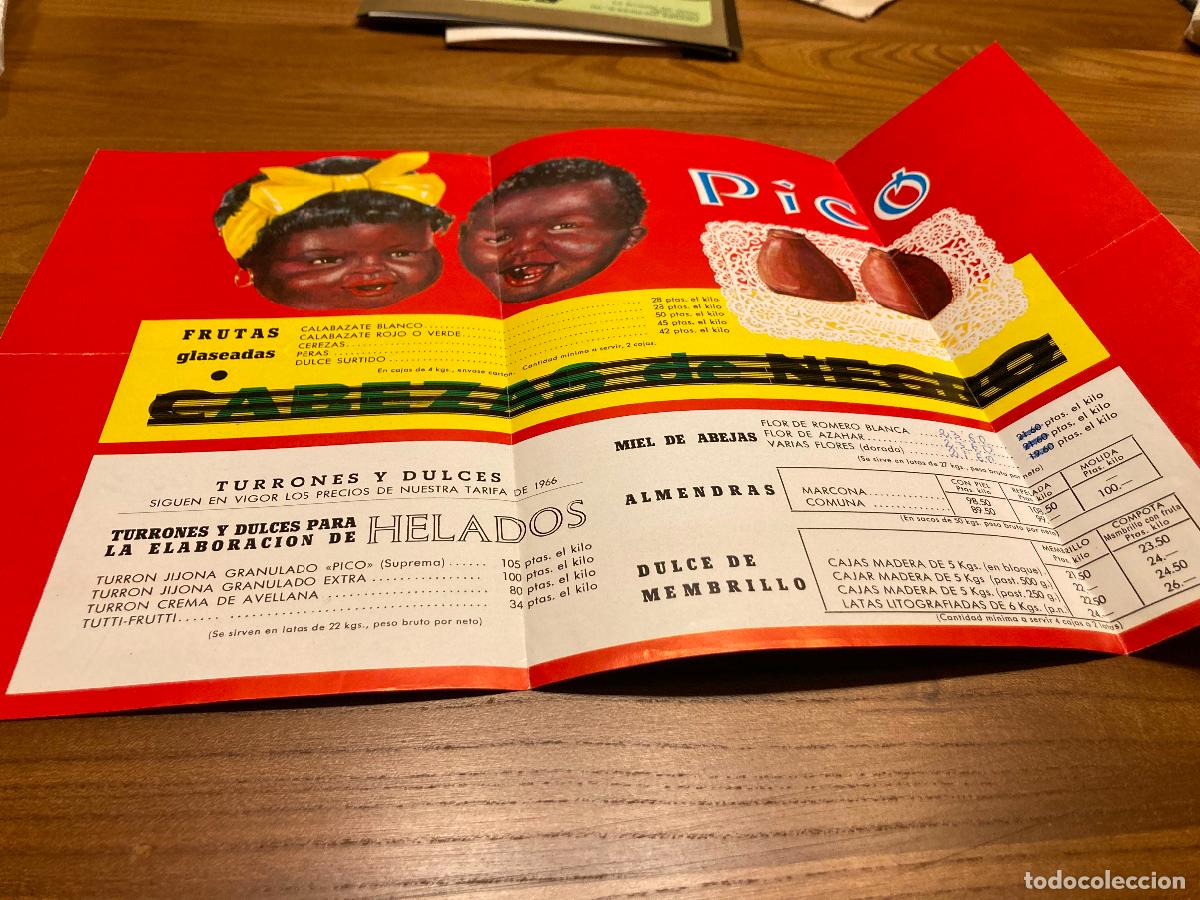 Catalogues publicitaires: Folleto turrones Pic&oacute; Alicante nuevo Pico tel ańo 1967 cabezas de negro Antonio Pic&oacute; Mira ver fotos