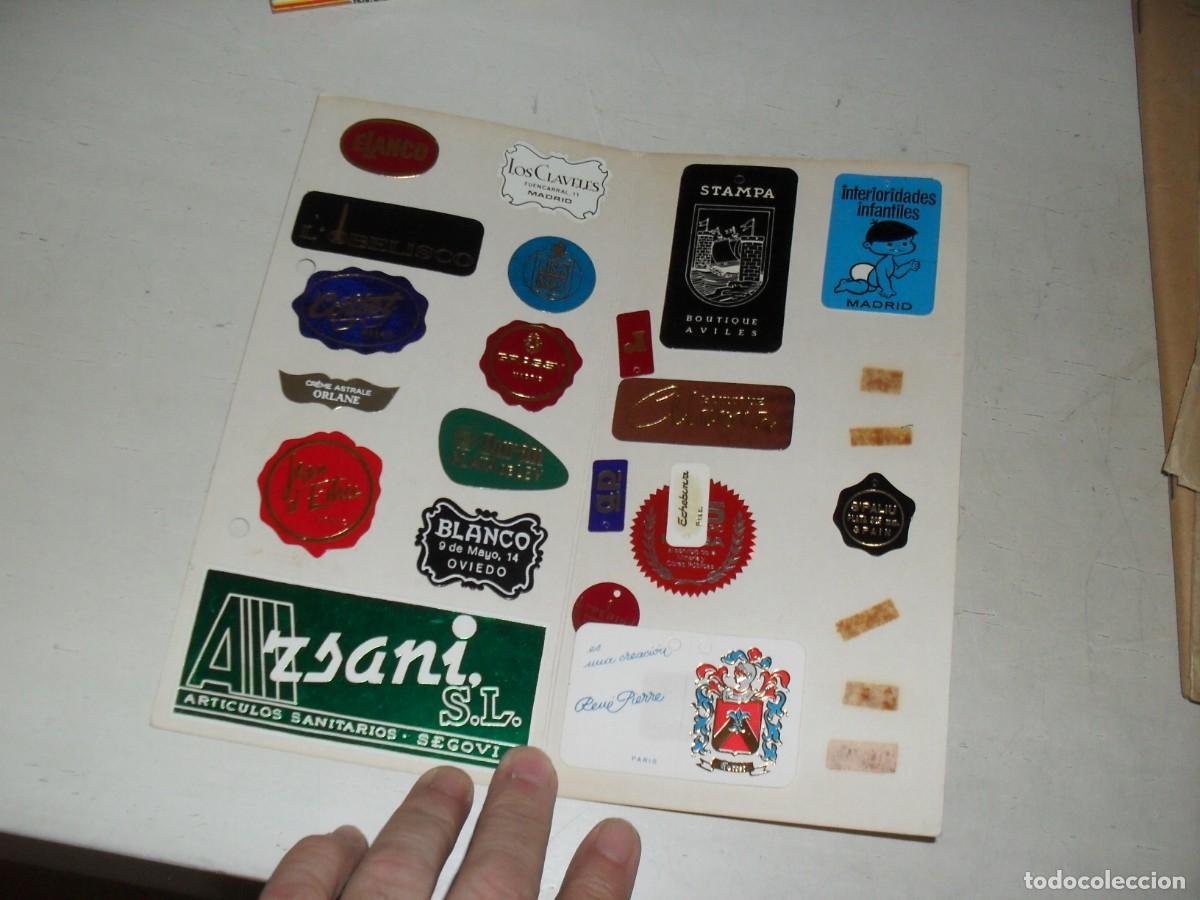 Advertising Catalogs: FOLLETO PUBLICITARIO ETIQUETAS FESA.17 ADHERIDAS,2 SUELTAS,Y VARIADAS,A&Ntilde;OS 70