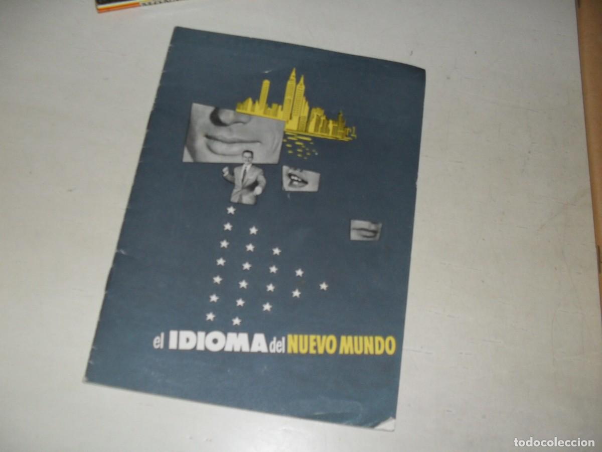 Advertising Catalogs: FOLLETO PUBLICITARIO,20 PAGINAS,EL IDIOMA DEL NUEVO MUNDO,INSTITUTO INTERNACIONAL,A&Ntilde;O1957