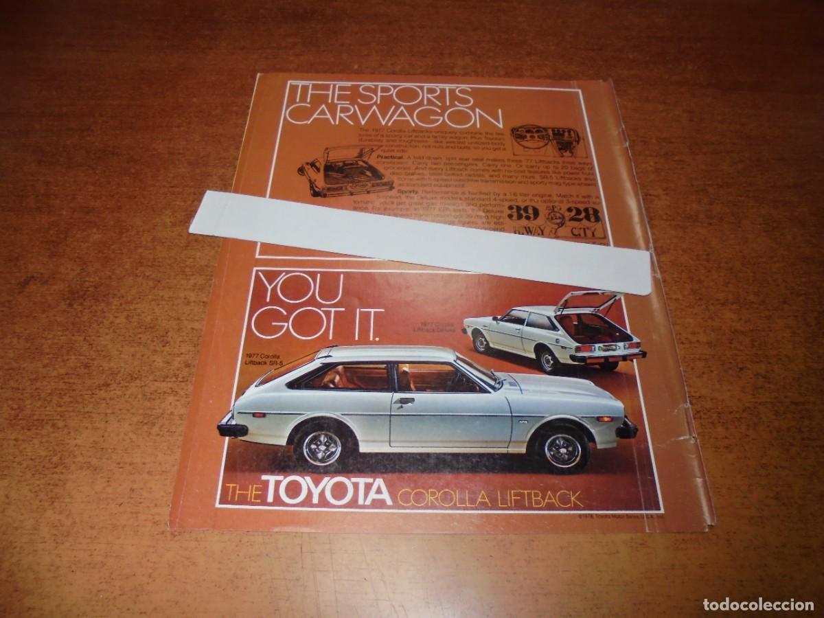 Advertising Catalogs: PUBLICIDAD 1977: TOYOTA COROLLA